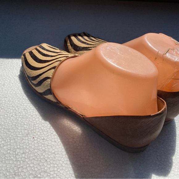 Franco Sarto Venezia Women’s Tan Brown Flat Leather Slip on Sandals Size 6.5M - Picture 8 of 14